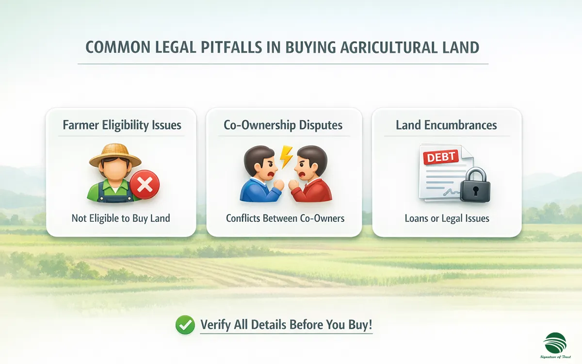 common legal pitfalls in buying agricultural land