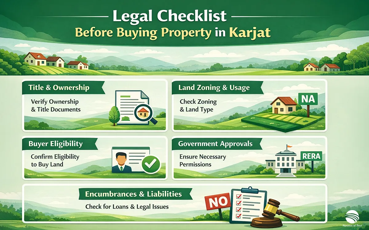 Legal Checklist Before Buying Property in Karjat