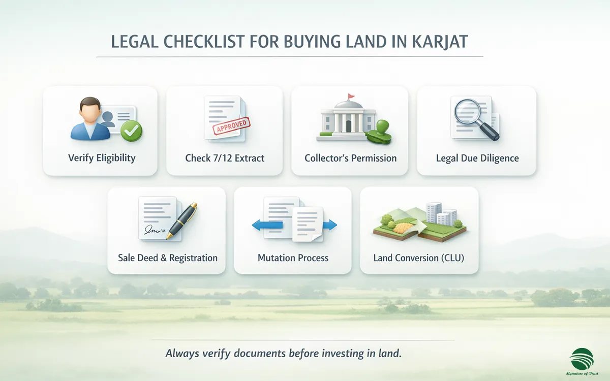 Legal Checklist for Buying Land in Karjat