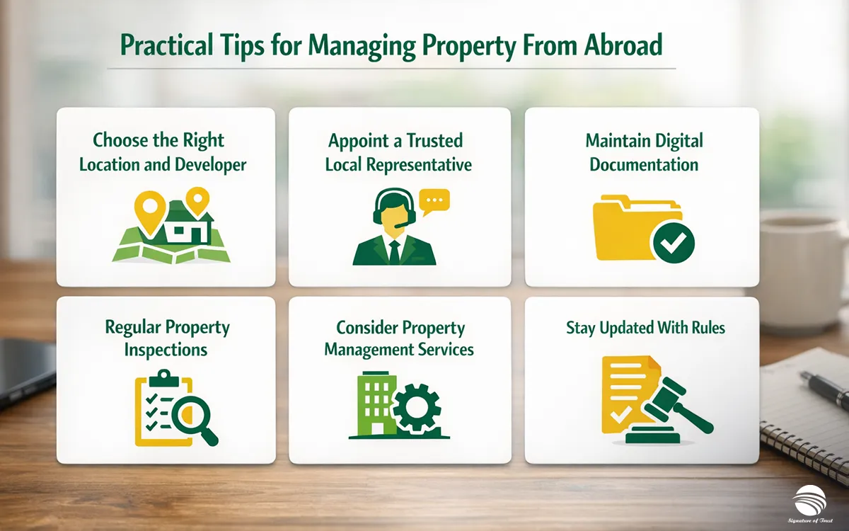 Practical Tips for Managing Property From Abroad