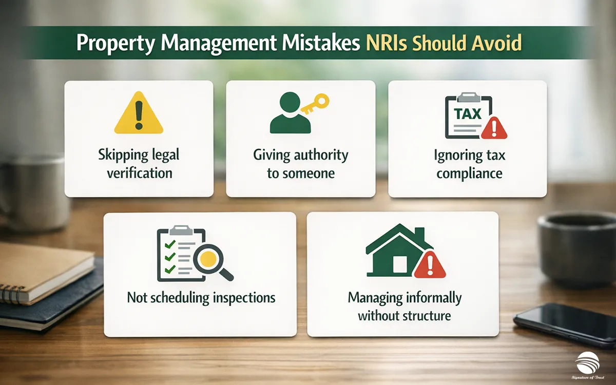 Property Management Mistakes NRIs Should Avoid