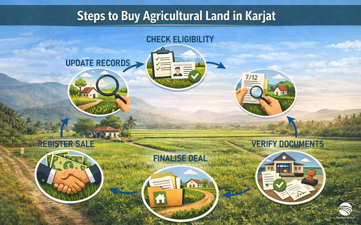 Step-by-Step Process to Buy Agricultural Land in Karjat