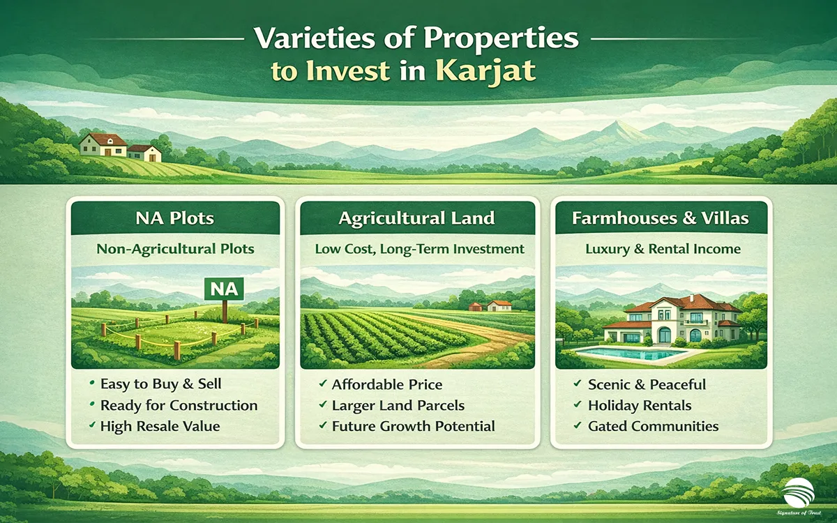 varieties of properties to invest in karjat