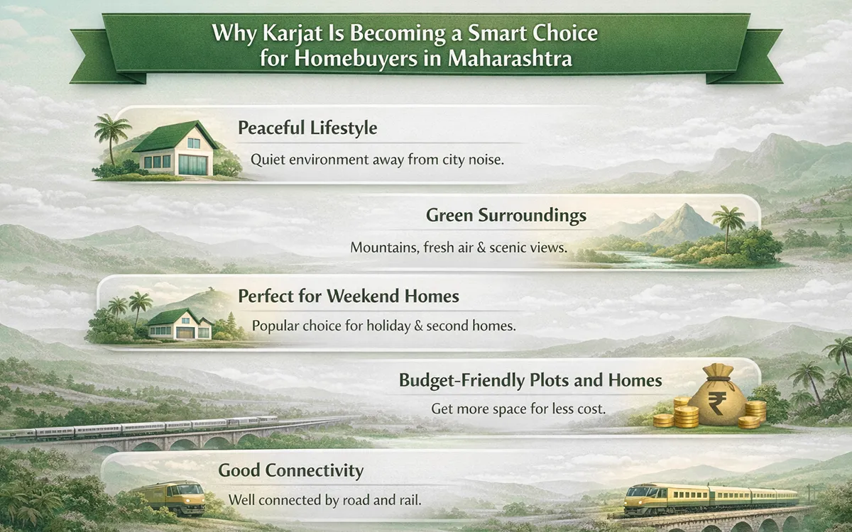 Why Karjat is becoming a smart choice for homebuyers in maharashtra